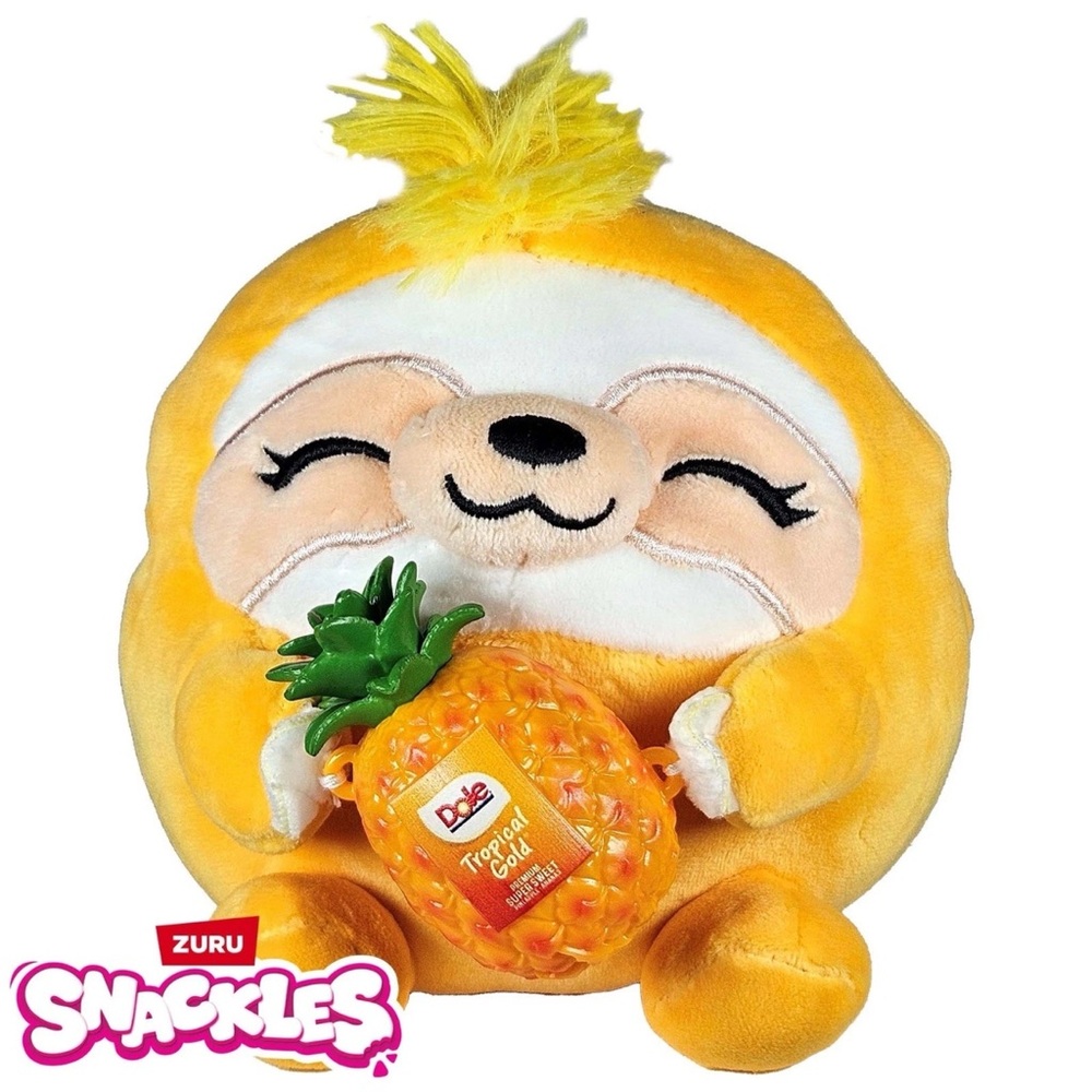 Zuru Snackles 5.5" Dole Pineapple Sloth Plush Series 2